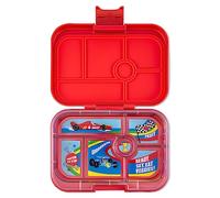 Yumbox Lonchera Bento original a prueba de fugas para niños (Roar Red (Race Cars Tray)) (RRI202303C)