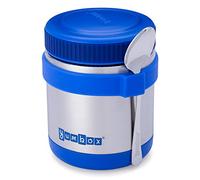 Yumbox Zuppa - Tarro térmico de boca ancha para alimentos, 410 ml, con banda para utensilios, acero inoxidable con triple aislamiento, se mantiene caliente 6 horas o frío durante 12 horas, a prueba de