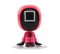 YuMe Calamar Game Bobble Head - Minifigura coleccionable de enmascarado de 2.5 pulgadas en caja con ventana de héroe | Producto oficial de Netflix | Regalo de juguete para niños, adultos y fanáticos