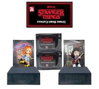 YuMe Cápsulas oficiales de Stranger Things Upside Down - Paquete de 2 figuras de acción vintage de caja ciega, juguetes coleccionables de Netflix para fanáticos y coleccionistas, regalo misterioso