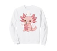 Yume Kawaii Axolotl Bubble Tea Cute Chibi Fairy Kei Harajuku Sudadera