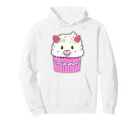 Yume Kawaii Fashion Fairy kei Ropa Lindo Gato Cara Cupcake Sudadera con Capucha