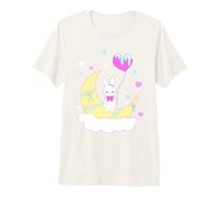 Yume Kawaii Fashion Nu Goth Bunny on The Moon Ropa Camiseta Premium