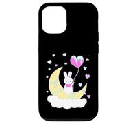 Yume Kawaii Fashion Nu Goth Bunny on The Moon Ropa Carcasa para iPhone 12/12 Pro