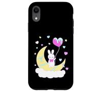Yume Kawaii Fashion Nu Goth Bunny on The Moon Ropa Carcasa para iPhone XR