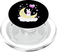 Yume Kawaii Fashion Nu Goth Bunny on The Moon Ropa PopSockets PopGrip para MagSafe