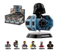 YuMe Star Wars Cosbi Riders Bobble-Head - Caja ciega coleccionable, sin duplicados, vitrina de 6