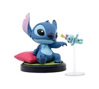 YuMe Stitch & His Lil Friend - Mini figura coleccionable de 2.5 pulgadas en caja de ventana de héroe, producto oficial de Disney, regalo de juguete para niños, adultos y fanáticos de las películas