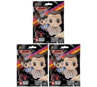 YuMe Stranger Things - Figuras de bolsa/caja ciega, Bobbleheads y Squishme's - (Mini figura de héroe de 3 pulgadas, paquete de 3)
