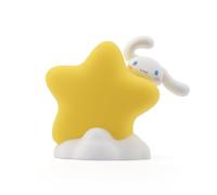 Yume Toys Bandai - Serie de Luces de Noche, luz de Estrella Cinnamoroll, Adorable cinnamoroll Mirando Desde detrás de una Estrella Dorada, luz Nocturna LED de 9 cm para niños (a Partir de 3 años)