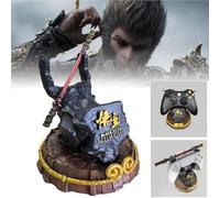YUMEIGE Black Myth Wukong Soporte para Mando De Juego con La Maldición De Apriete del Aro Dorado Y El Bastón De Bronzecloud Ruyi, Soporte para teléfono para PS5/XSX/XB0X/NS/Switch Pro(A)