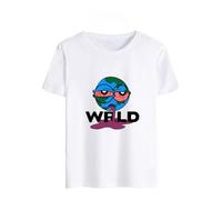 Yumenam Camiseta de verano unisex Wrld impresa de manga corta camisetas casual hip hop deportes camiseta para R.I.P Juice Wrld