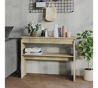 Yumeng Mesa Consola, Mesa Recibidor, Recibidores De Entrada, Mueble Entrada, Mesa Recibidor Estrecha, de aglomerado Color Roble Sonoma 102x30x80 cm