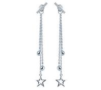 Yumi Lok Plata de Ley 925 Estrellas Beads Varillas Pendientes Hipoalergénico Joyas para Mujer