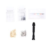 Yumili 131pcs/set de broca de perforación manual de aluminio Aleación de aluminio ALTA VELOCIDAD Micro Twists Bits para procesar