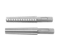YUMILI 2pcs HSS MT2 Taper Reamer Juego de Acero de Alta Velocidad Herramienta de Corte Fina/en Ruta Vista Directa 1.5x12.5 Cm Ideal para Accesorios de Máquina Herramienta Duraderos de
