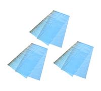 YUMILI 3PCS Plastic Tablecloth Table Cover Exquisite Elegant Design for Thanksgiving Christmas Wedding Birthday Party Indoor Outdoor Use (Blue)