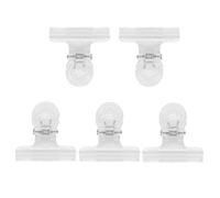 YUMILI 5 clips de extensión de uñas con curva C, accesorios de plástico transparente, clips multifuncionales para dar forma a uñas (31 mm para uñas largas/finas, puntas de gel/acrílico, uso