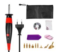 YUMILI Aplicador Hotfix, varita de fijación en caliente con diamantes de imitación, herramienta de pistola de hierro Bedazzler DIY aplicador de diamantes de imitación, kit de herramientas para ropa y