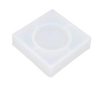 YUMILI Ashtray Silicone Mold Tetragonum Multi Purpose Easy to Demold Reusable Jewelry Storage Resin Molds for DIY Crafts and Home Decorations