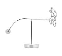 YUMILI Balancing Toy Art Balance Toy Desk Balancing Toy Perpetual Motion Desk Toy Premium Iron Glossy Surface Stress Relief Science Art Gift for Home Office Dormitory 16.5 x 14 x 5cm