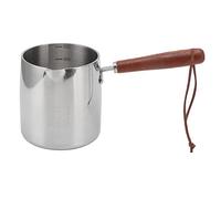 YUMILI Cacerola para Leche, Olla para cocinar, Olla pequeña, Calentador de Mantequilla de Acero Inoxidable de 450 ml, Mini Olla para Leche y café con Mantequilla, Olla pequeña,Olla para Calentar Leche