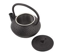YUMILI Cast Iron Tea Pot 0.3L Raindrop Type Kettle Boiler Set with Strainer and Cover Fine Workmanship for Home or Tea House Iron Material