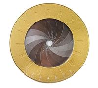 YUMILI Herramienta de dibujo de círculo ajustable, plantilla de círculo rotativo, regla de dibujo de círculo de metal, plantilla de dibujo circular ajustable, telescópica de acero inoxidable 304 para