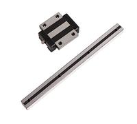 YUMILI Linear Sliding Guide Rail Set, Bearing Steel Motion Block Set, Linear Rails and Bearings Kit for 3D Printer CNC Machine Automation Equipment (200mm)