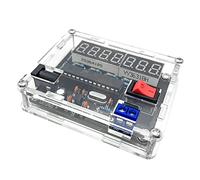 YUMILI Medidor de Frecuencia 0,45 Hz-10 MHz, Contador de Frecuencia, Frecuencimetro, Conversión Automática de Rango de Frecuencia VR con Kit de Bricolaje de Cimómetro de Carcasa, 0,000001 Hz, 7 Bits