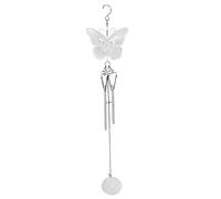 YUMILI Memorial Wind Chimes Sympathy Wind Chimes Durable Metal Fashionable Style Decorative Bearing Pendant for Outdoor Garden Decor Metal Resistant 22.4 x 4.0in (Bearing 315 Butterfly)