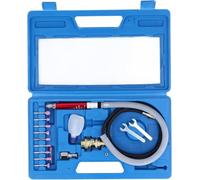 YUMILI Microamoladora neumática 1/8", micro amoladora de aire 58000 RPM, mini die grinder lápiz, juego de herramientas de pulido con caja, llave para limpieza, biselado, esmerilado y grabado