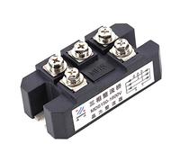 YUMILI Puente Rectificador Trifásico, 150A Rectificador de Puente de Diodo Trifásico, Duradero para Entrada de Energía Eléctrica del Inversor PWM, Conversión Potencia y Carga de Batería MDS150A 1600 V