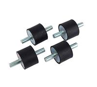 YUMILI Silentblock M10, 4 piezas Amortiguador de Goma, Bloque Silencioso Antivibración 40x30mm, Soportes de goma Para Compresores De Aire, Motores De Gasolina, Bombas De Agua Car Boat Bobbins