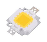 YUMILI SMD Chip COB Light, LED Chip Light Beads 10Pcs 10W LED Blanco cálido/frío SMD Chip COB DC 9-12V para reemplazo de Bombilla de luz de inundación de lámpara(Blanco cálido)