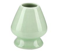 YUMILI Soporte para batidor Matcha-Soporte de cerámica Chasen Soporte para batidor para bambú Matcha Chasen para Accesorios de Juego de té(Verde)