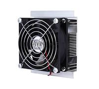 YUMILI Thermoelectric Peltier Cooler, 12V Semiconductor Refrigeration Plate, DC 6A Power Cooling System Kit with Fan for DIY, Fridge, Air Conditioner