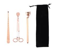 YUMILI Wick Trimmer Candle Accessory Set Convenient Practical Durable Elegant Style Candle Wick Scissors Dipper Snuffer Extinguisher for Home Decor Gifts Stainless Steel 3pcs