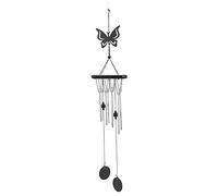YUMILI Wind Chimes Fashionable Style Resistant Outdoor Pendant Decorated with Iron Animal Pattern for Garden Decoration and Gift Pine Metal 60cm (Fly)