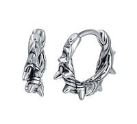 Yumilok Pendientes aro de mujer: Acero inoxidable hipoalergénico Pendientes para todas las ocasiones - perfecto para la fiesta de hip hop rock y bar fiestas, conciertos