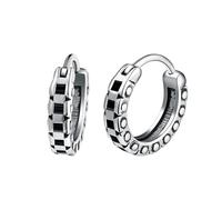 Yumilok Pendientes moda de Mujer: Pendientes aro de Acero Inoxidable para Cualquier Ocasión - Genial para Fiestas de Hip Hop,Rock y Bar,Halloween y Cumpleaños