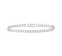 Yumioxa Otra pulsera de cadena de plata para mujer, delicada cadena 2025, pulsera de abalorios, cumpleaños, Acción de Gracias, Navidad, verano, 925, 18cm, Acero inoxidable, NO