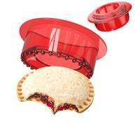 YUMKT Cortador de sándwich y sellador, cortador de galletas, cortadores de sándwiches geniales para niños, sándwiches de desayuno, lindos sándwiches de mantequilla de maní y gelatina, lonchera y caja