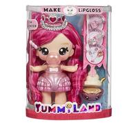 YUMMILAND Large Doll y Num Nom Lipgloss Pet - Muñeca Perfumada con Kit de Brillo de Labios DIY - Adecuado para Niñas y Niños mayores de 4 años