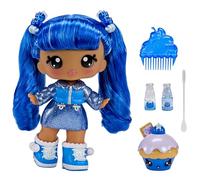 YUMMILAND Muñeca perfumada Rory Blueberry con Num Nom Lipgloss Pet, kit brillo labial DIY