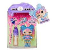 Yummiland Lip Gloss Doll - Britney Boba - Incluye Kit de Brillo de Labios DIY, para Niños y Niñas Mayores de 4 Años