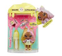 Yummiland Lip Gloss Doll - Nia Candy Fluff - Incluye Kit de Brillo de Labios DIY, para Niños y Niñas Mayores de 4 Años