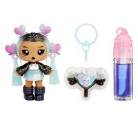 Yummiland Lip Gloss Doll: Sour Sweeties - Nina Heartpop - Incluye 1 Muñeca, Brillo de Labios DIY + Llavero Extraíble, Juego de Cosméticos, Coleccionable, Adecuado para Niños Mayores de 4 Años
