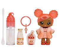 YUMMILAND Lipgloss Doll - Piper Peach - Muñeca Perfumada con Kit de Brillo de Labios DIY - Adecuado para Niñas y Niños mayores de 4 años