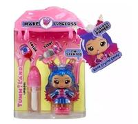Yummiland Lip Gloss Doll - Roxie Crystal Candy - Incluye Kit de Brillo de Labios DIY, para Niños y Niñas Mayores de 4 Años